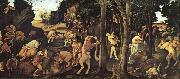 Piero di Cosimo A Hunting Scene oil on canvas